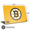 NHL Boston Bruins Solid Background Universal Laptop 12in (9.8 x 6.8in) Skin